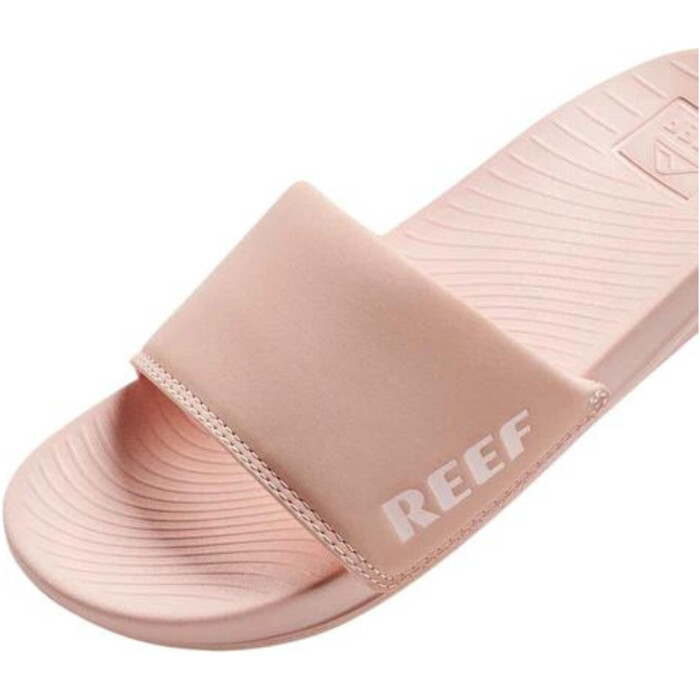 2024 Reef Womens One Slide Flip Flops CJ4121 - Peach Parfait